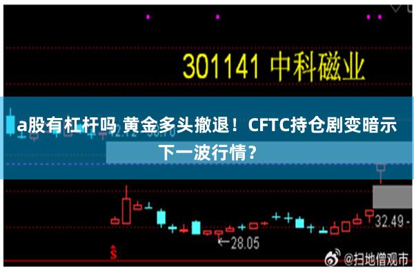 a股有杠杆吗 黄金多头撤退！CFTC持仓剧变暗示下一波行情？